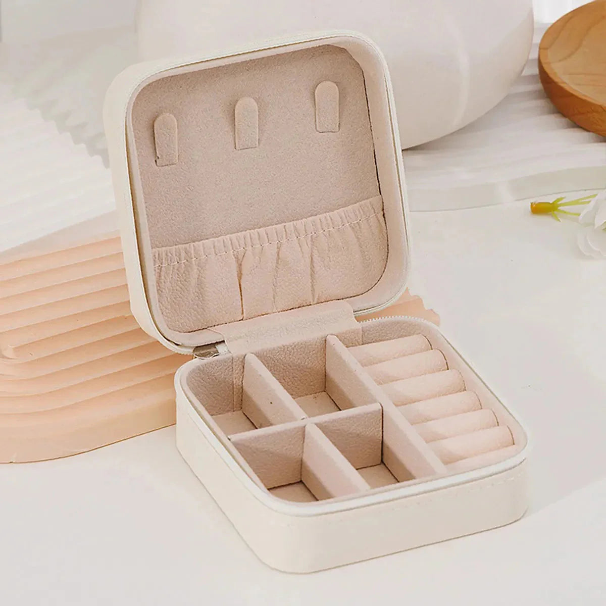 Chic Travel Jewelry Organizer