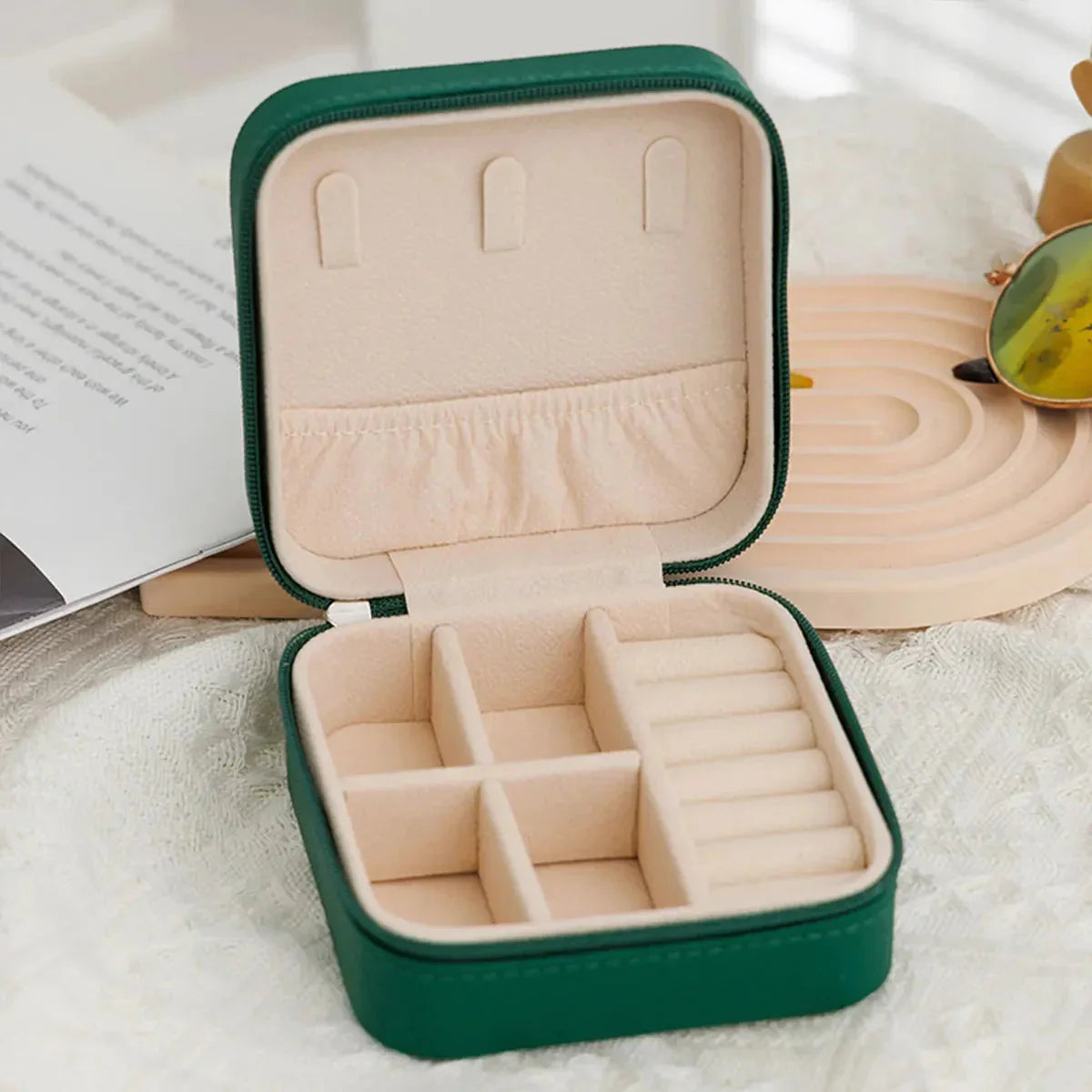 Chic Travel Jewelry Organizer
